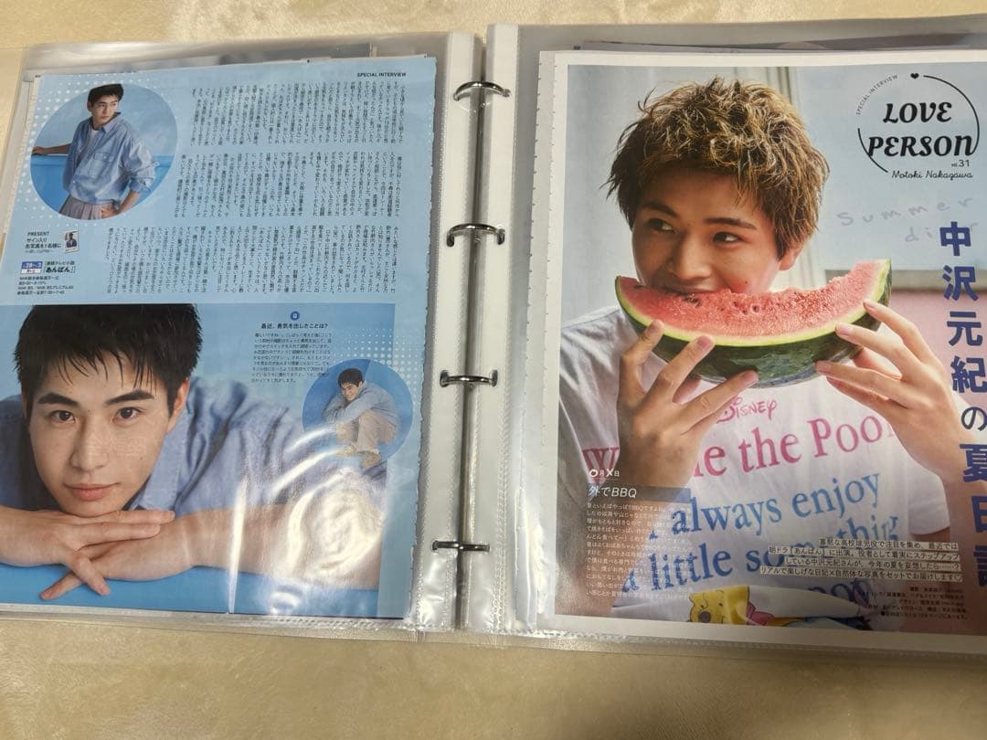 中沢元紀　雑誌　切り抜き　まとめ売り