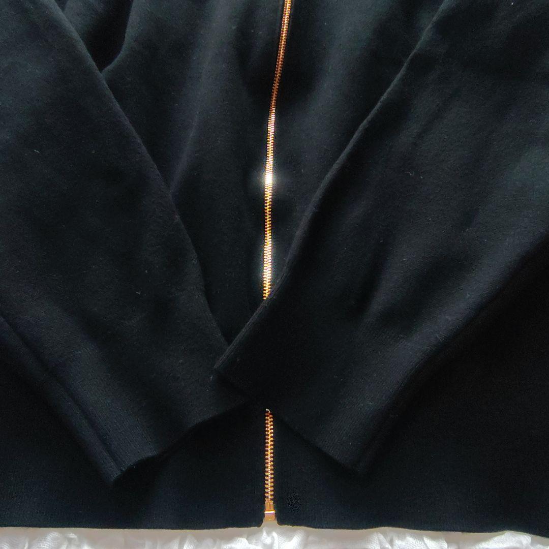 極美品　23区　46　ヴィスコースストレッチ ニットブルゾン　2023　洗える