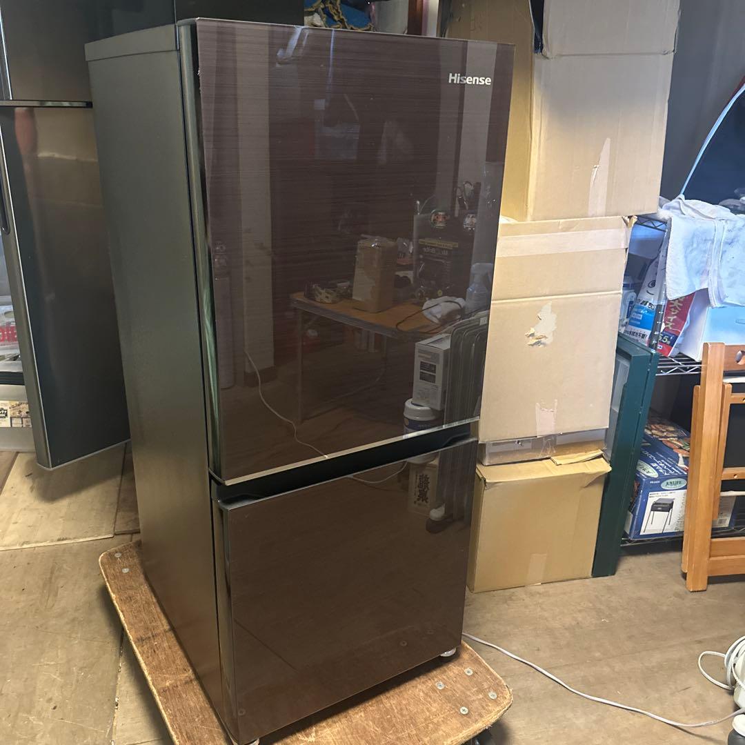Hisense ブラウン 2ドア冷蔵庫