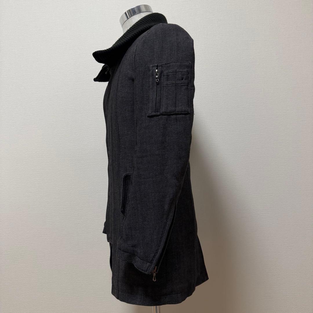 ジャケット・アウター SHELLAC Fleece Long Jacket Gray M Y2K