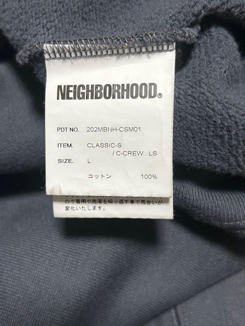 NEIGHBORHOOD CLASSIC S/C CREW スウェット L