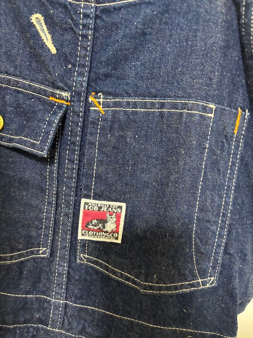 エプロン付き◆TCB jeans◆28日本製デニムオーバーオールHANDYMAN
