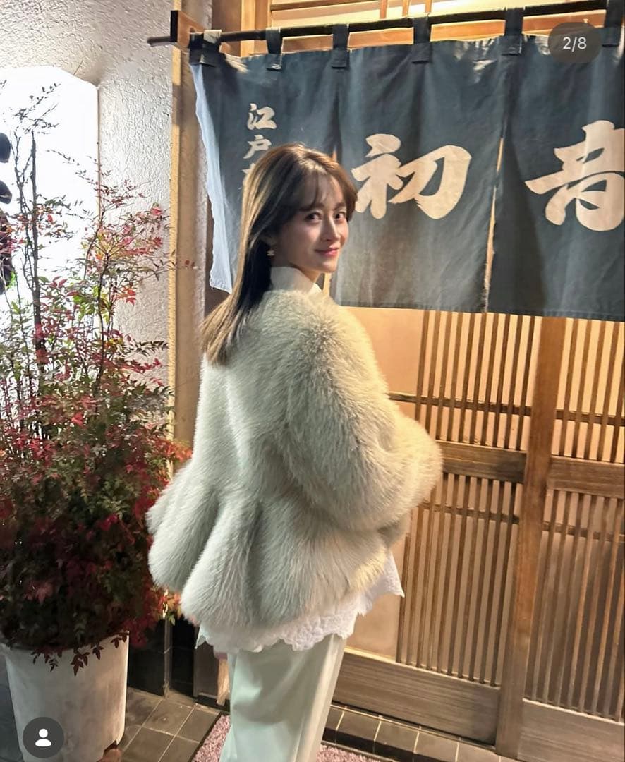 新品未使用品 Bibiy. RAMONA PEPURAMU COAT BEIGE