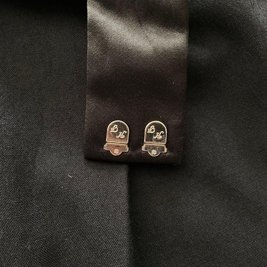 パンツ 1970s side line black buggy slacks u.s.a