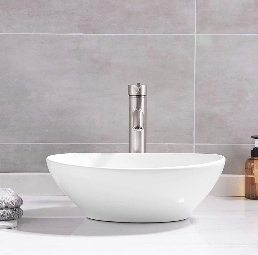 洗面ボウルセット オーバル型 ホワイト