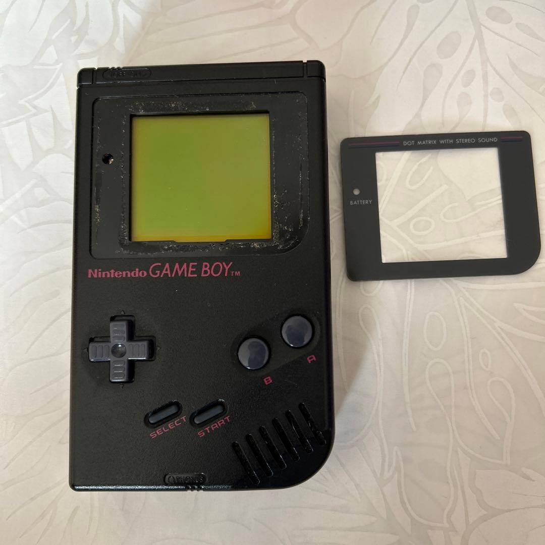 ゲームボーイ　GAMEBOY ブロス　黒　動作確認済み 通信ケーブル　ソフト