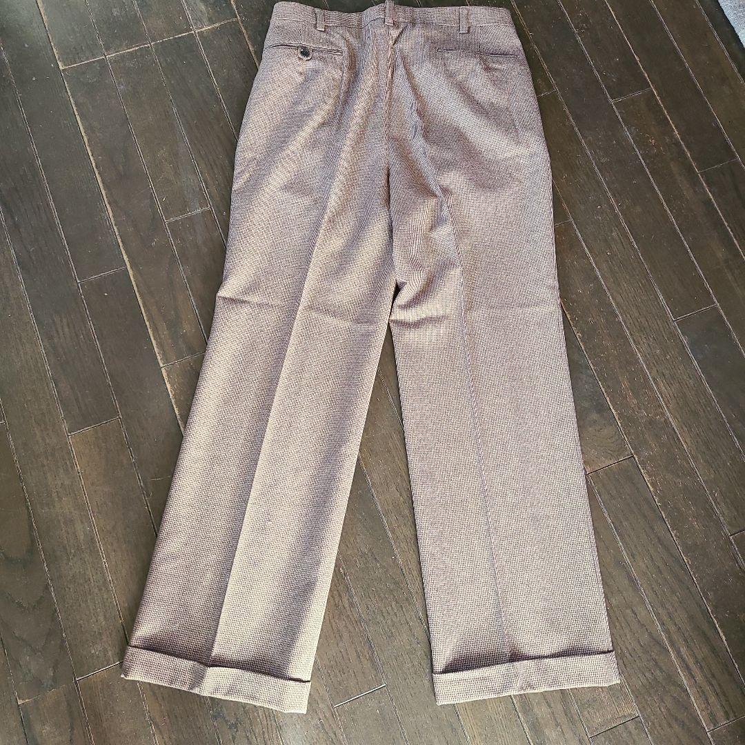 90s Polo by Ralphlauren ブラウン ワイドスラックス 86