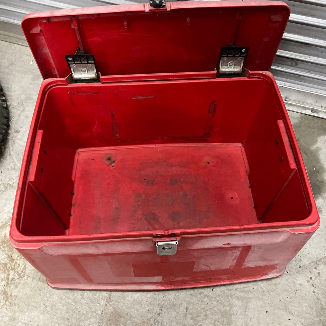 希少 郵政カブ MD90リアボックス 鍵付き