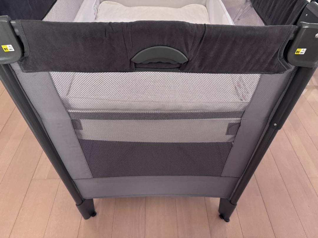 Air Plus ココネル エアープラス AB たためるベビーベッド グレー