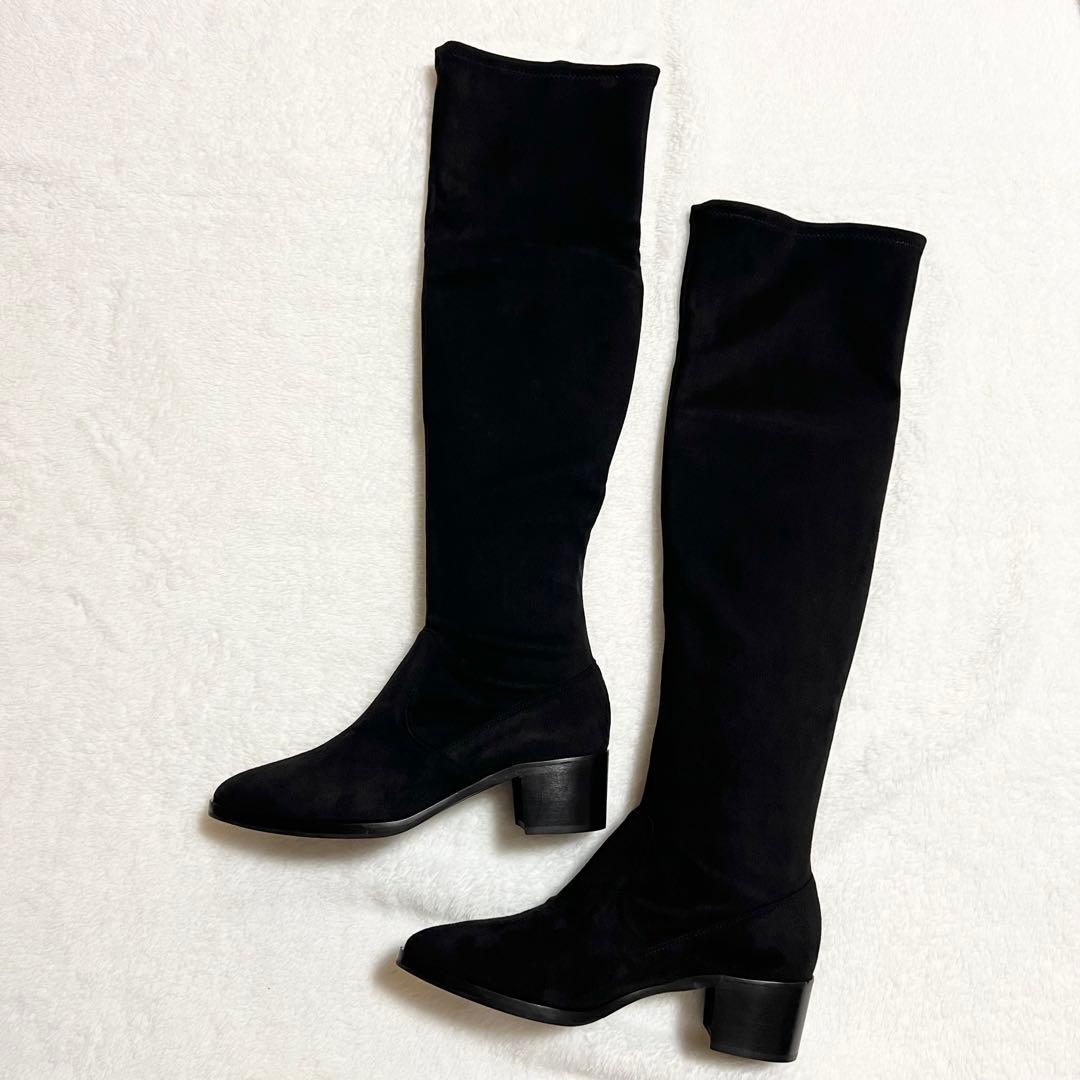 マユ様☆FABIO RUSCONIファビオルスコーニ ストレッチニーハイブーツ