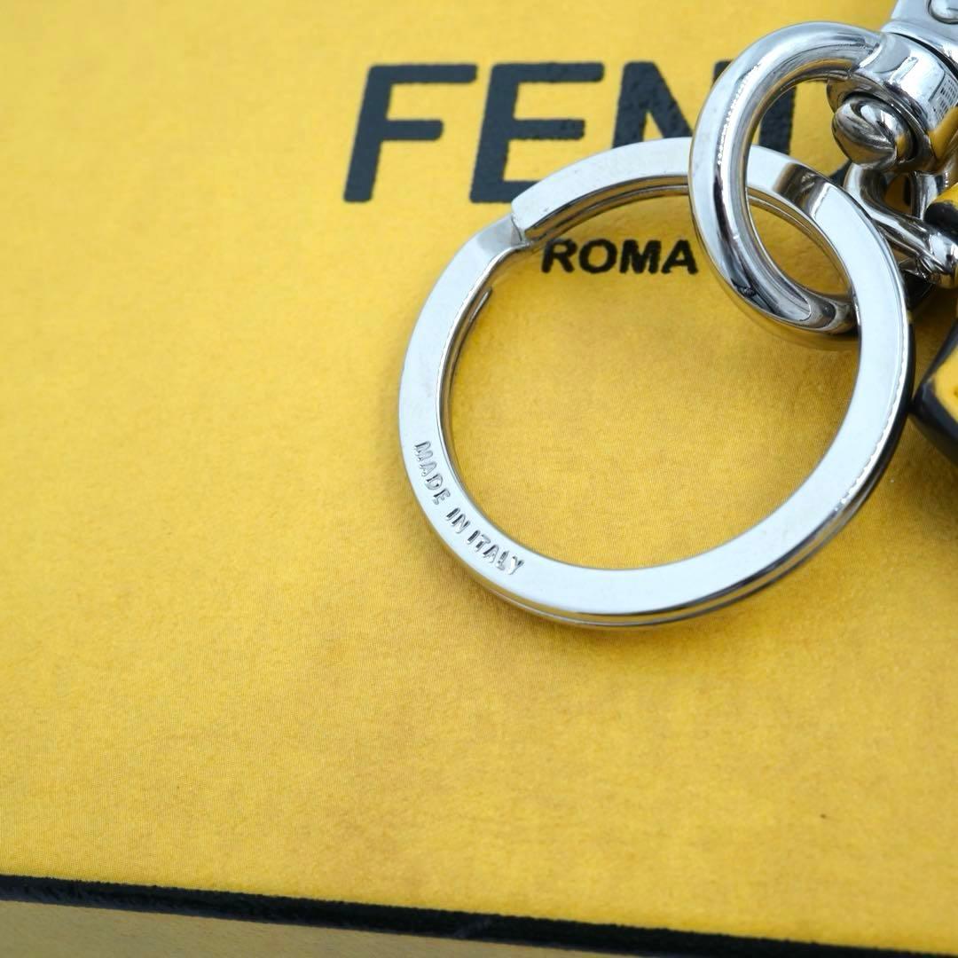 極上美品・付属品完備✨　希少　FENDI キーホルダー　スクエアFF ズッカ