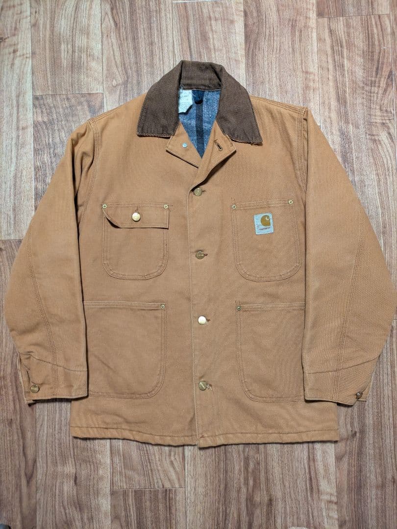 U*m様 80s Carhartt プリントタグ ミシガンチョアジャケット 希少