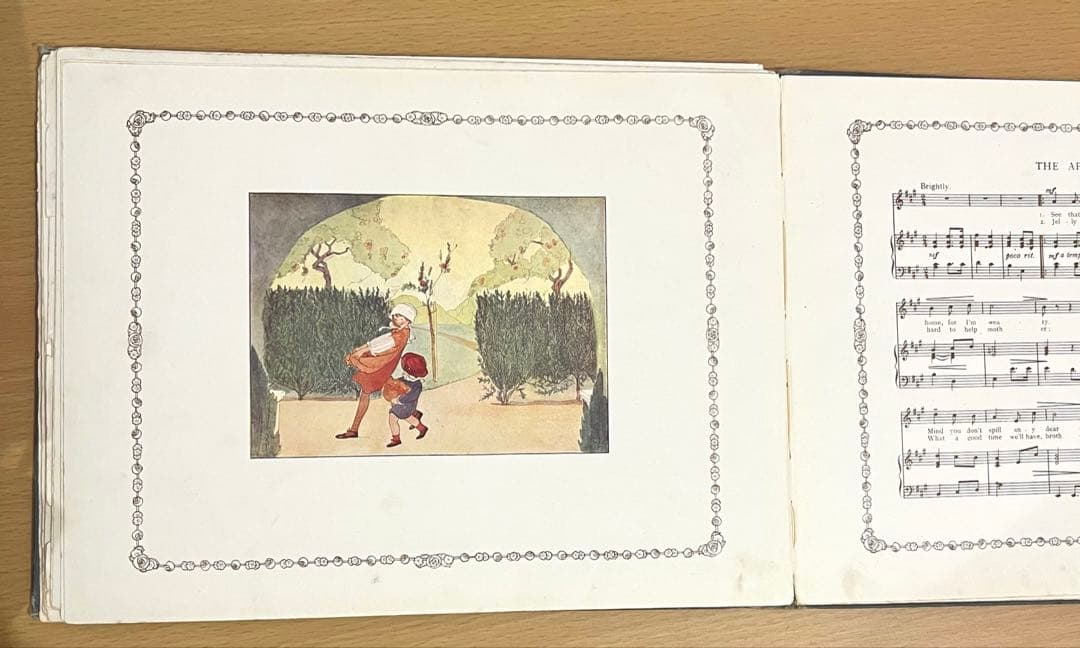 No.309 レア 希少 アンティーク 古書 洋書 絵本 児童書 オランダ 童謡