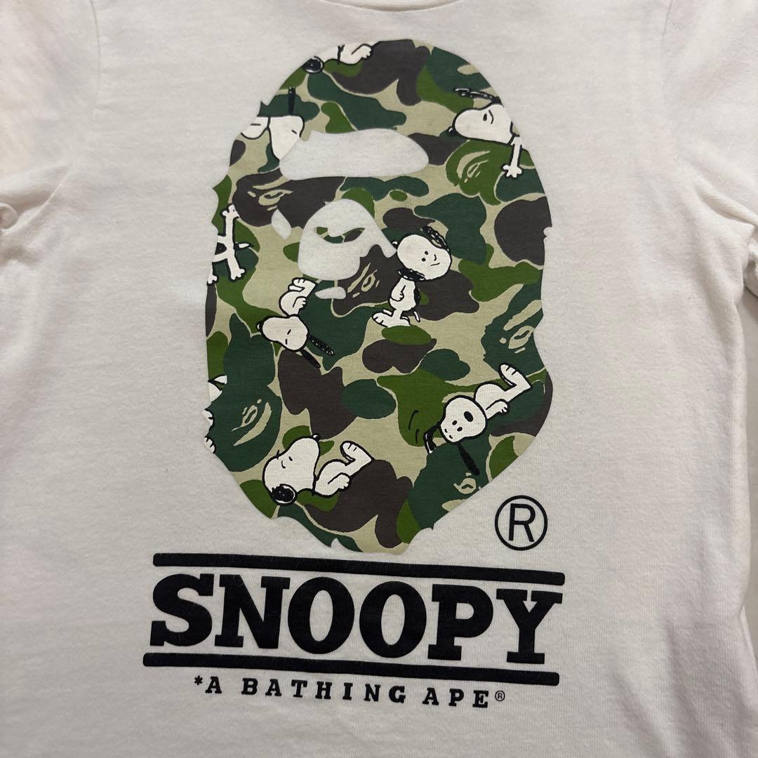 BAPE KIDS スヌーピー コラボ Tシャツ ②