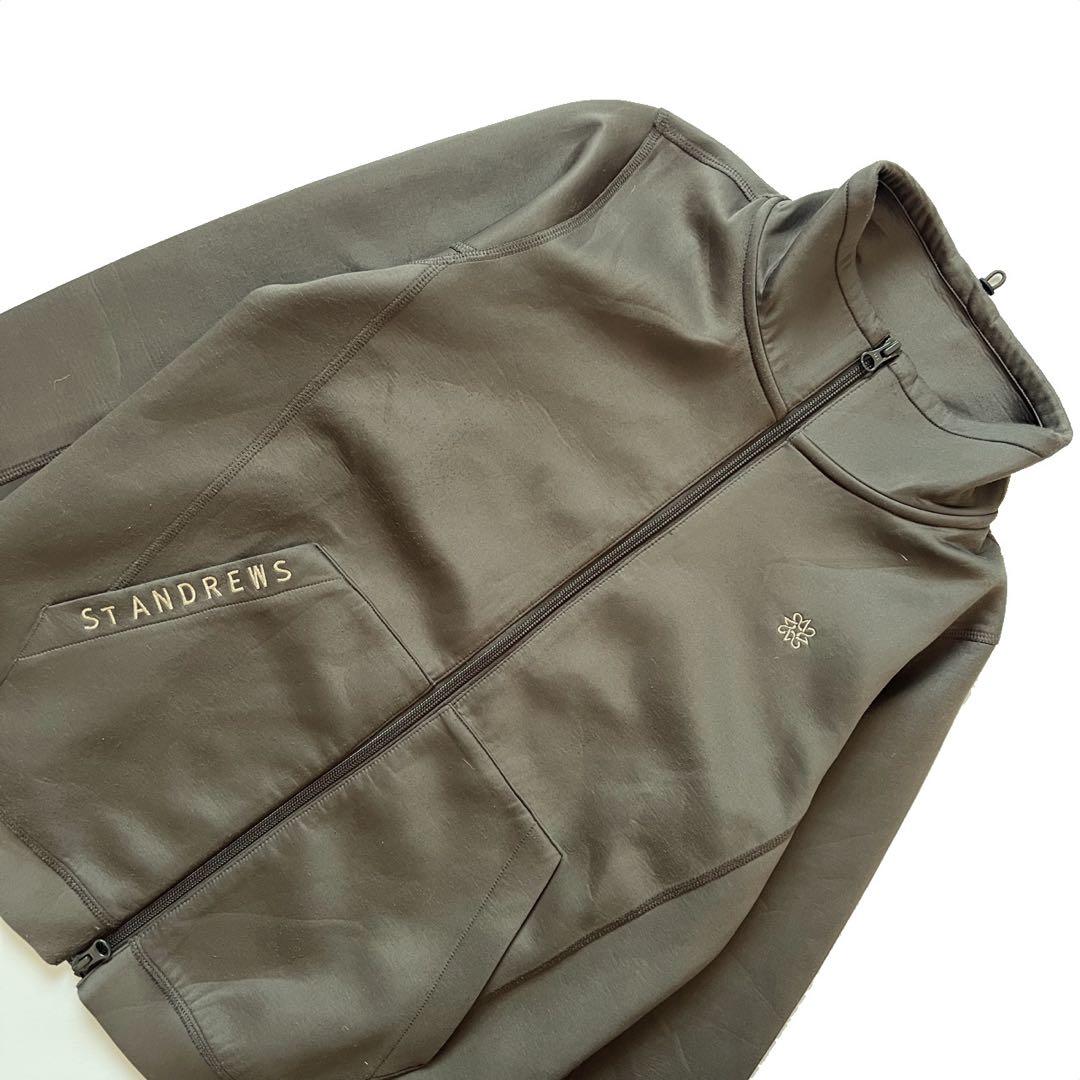 St ANDREWS セントアンドリュース　ダンボールニット　ジャケット　カーキ