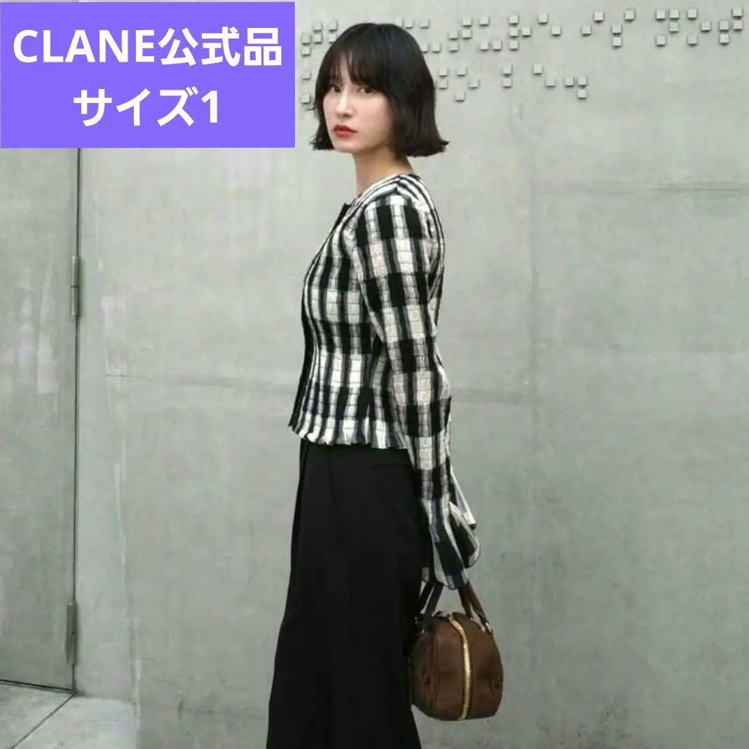 CLANE クラネ SHIRRING DESIGN BLOUSE サイズ1