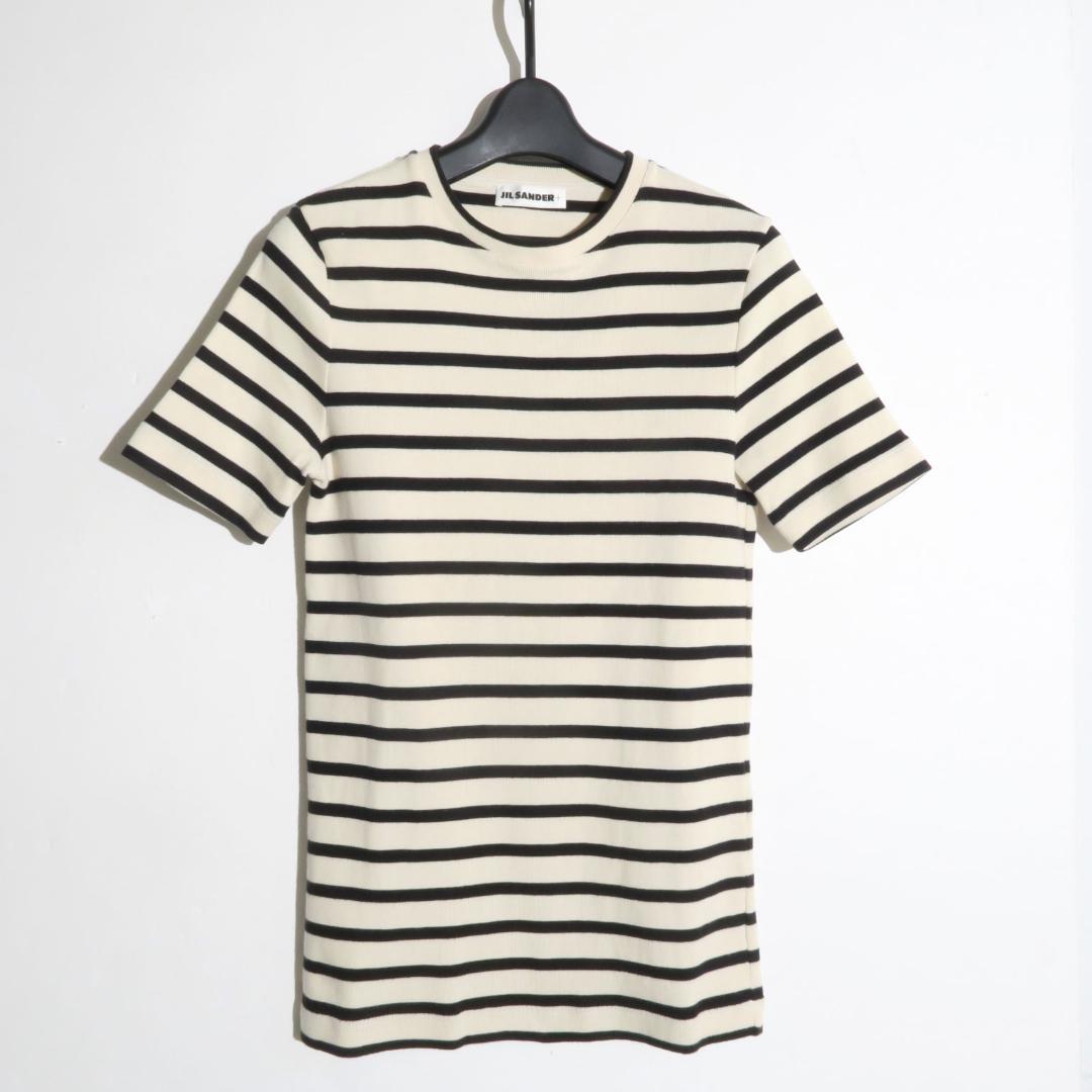 JIL SANDER+ ボーダークルーネック Tシャツ ジルサンダープラス