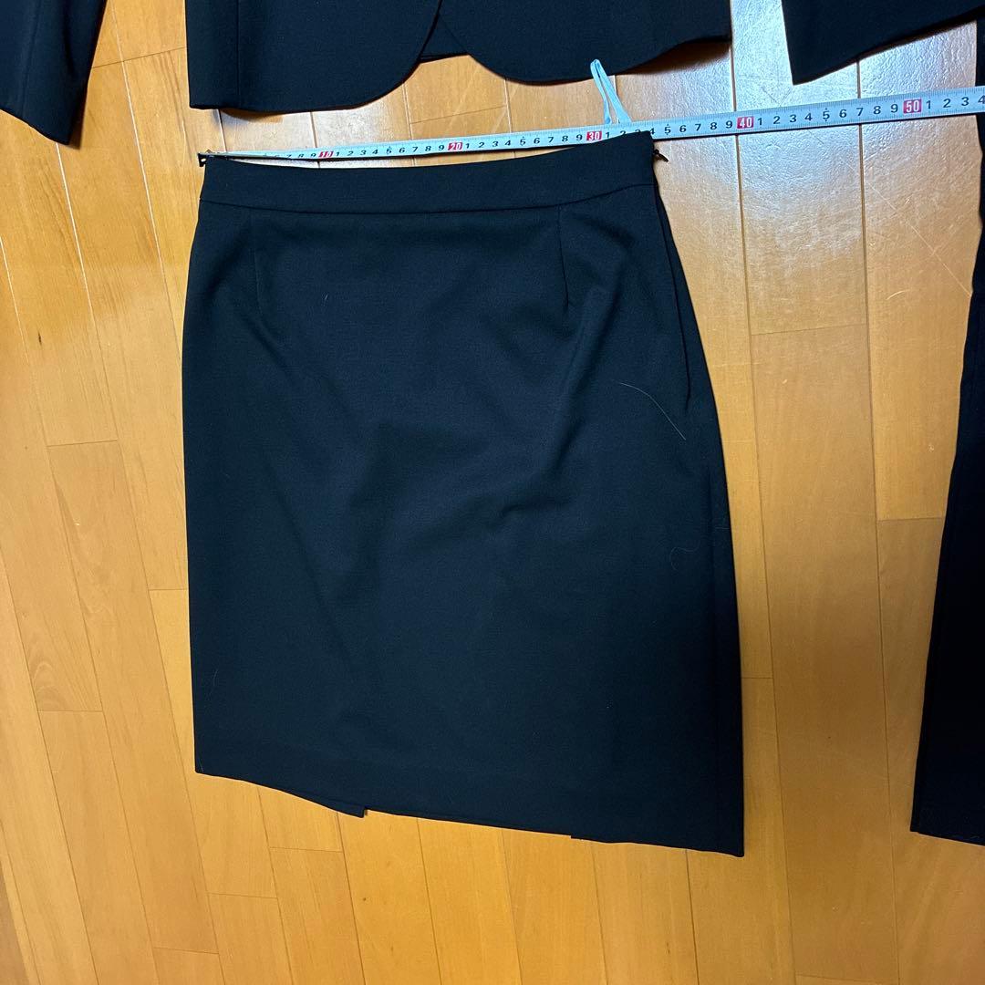 試着のみ！AOKI アオキ　Les Mues レディーススーツ三点セットMサイズ