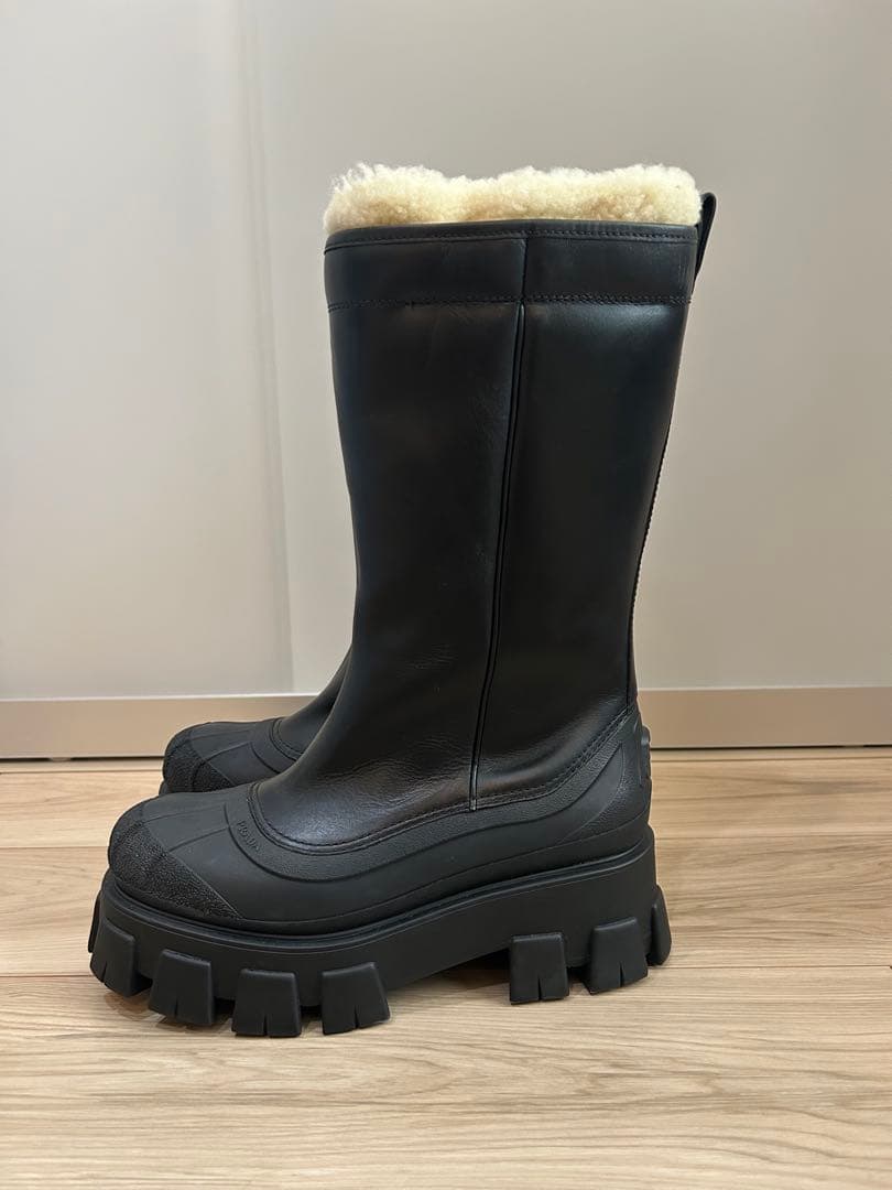 【kanakana】 新品未使用　PRADA プラダ　モノリス　ブーツ