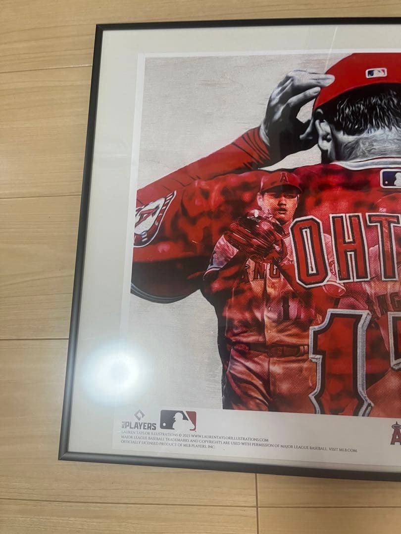 大谷翔平by ローレン　テイラー直筆サイン入りポスター