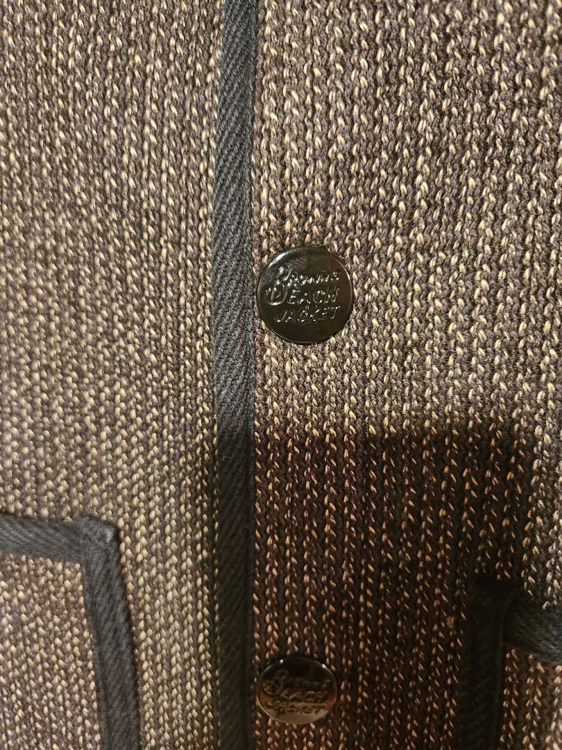 ロストヒルズ　復刻　BROWN'S BEACH ベスト　ブラウンズビーチ　ごま塩