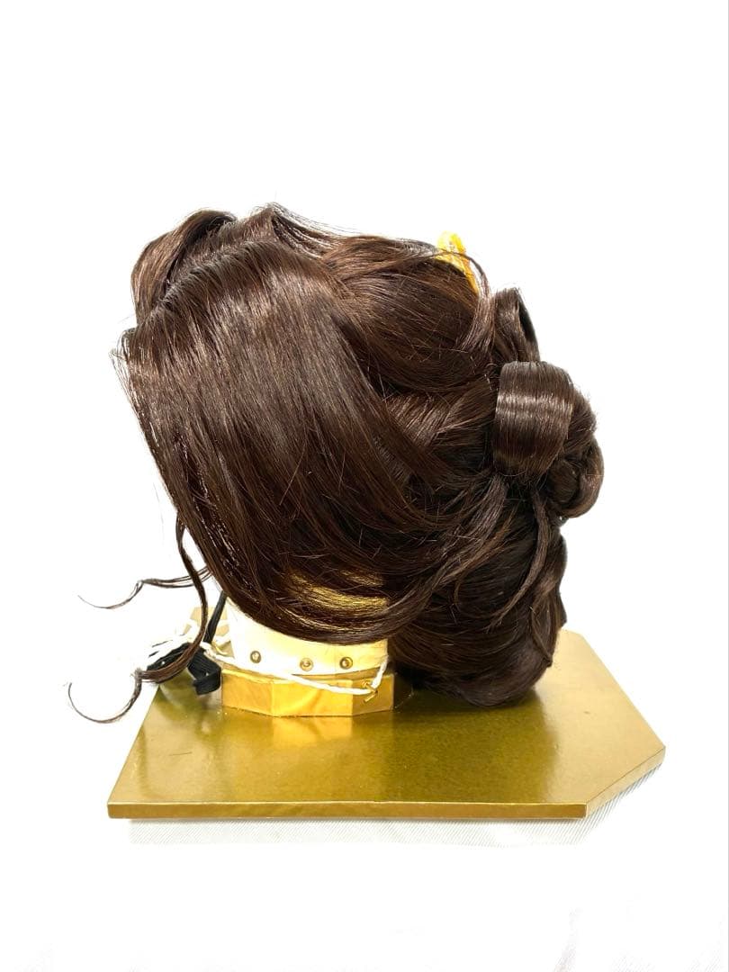 洋髪、特大60センチサイズ、中古舞踊かつら、日本髪かつら、大衆演劇かつら、簪付き