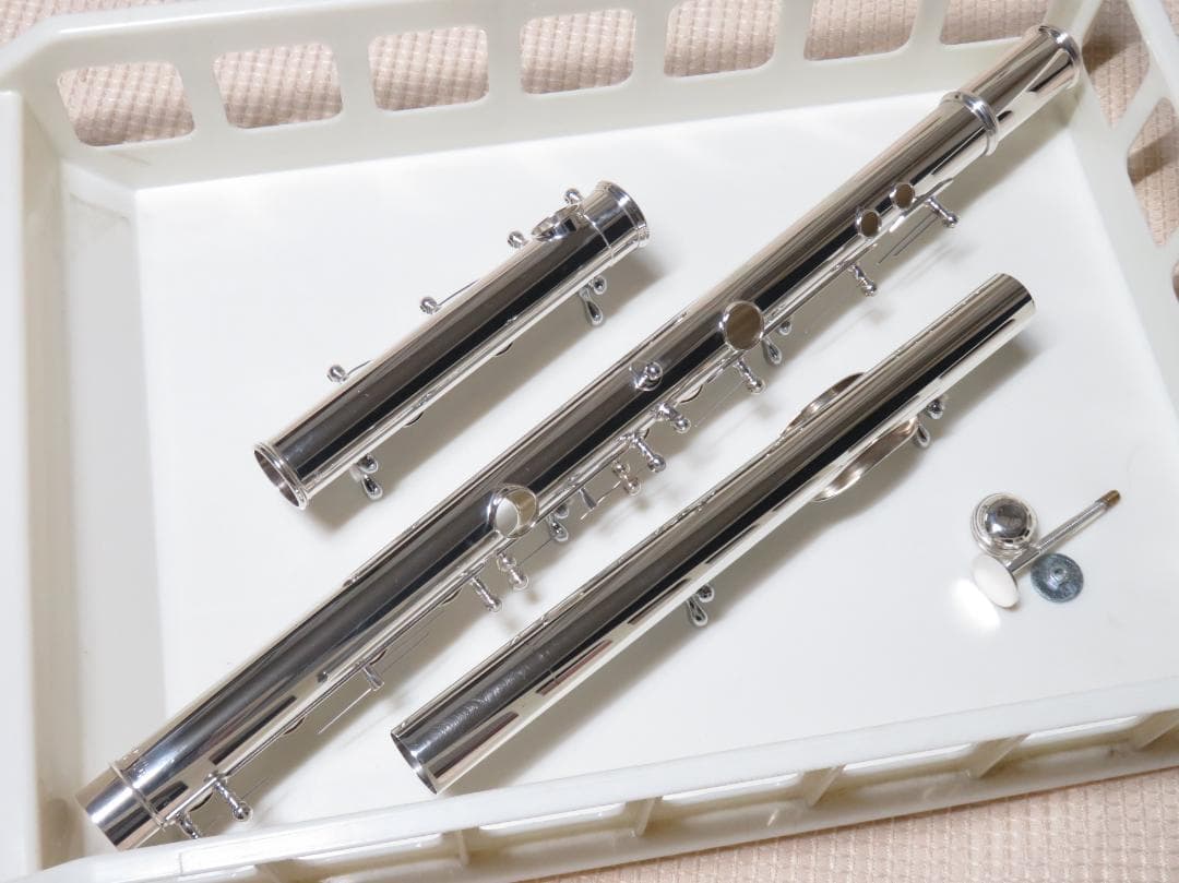 全タンポ＆ヘッド・コルク交換済　超美品　フルート　ヤマハ　411　後期型最終