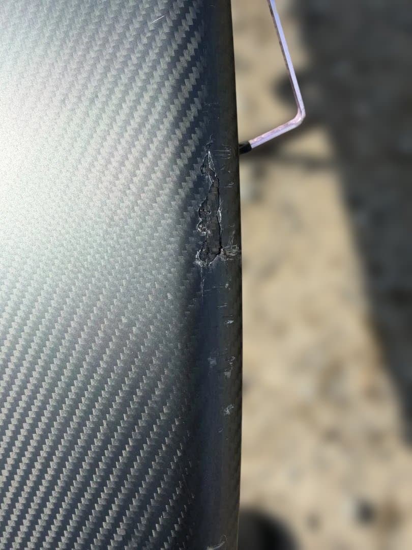 手渡限定　新品同様　半値　ESSENCE GOO MID CARBON　7'8\"