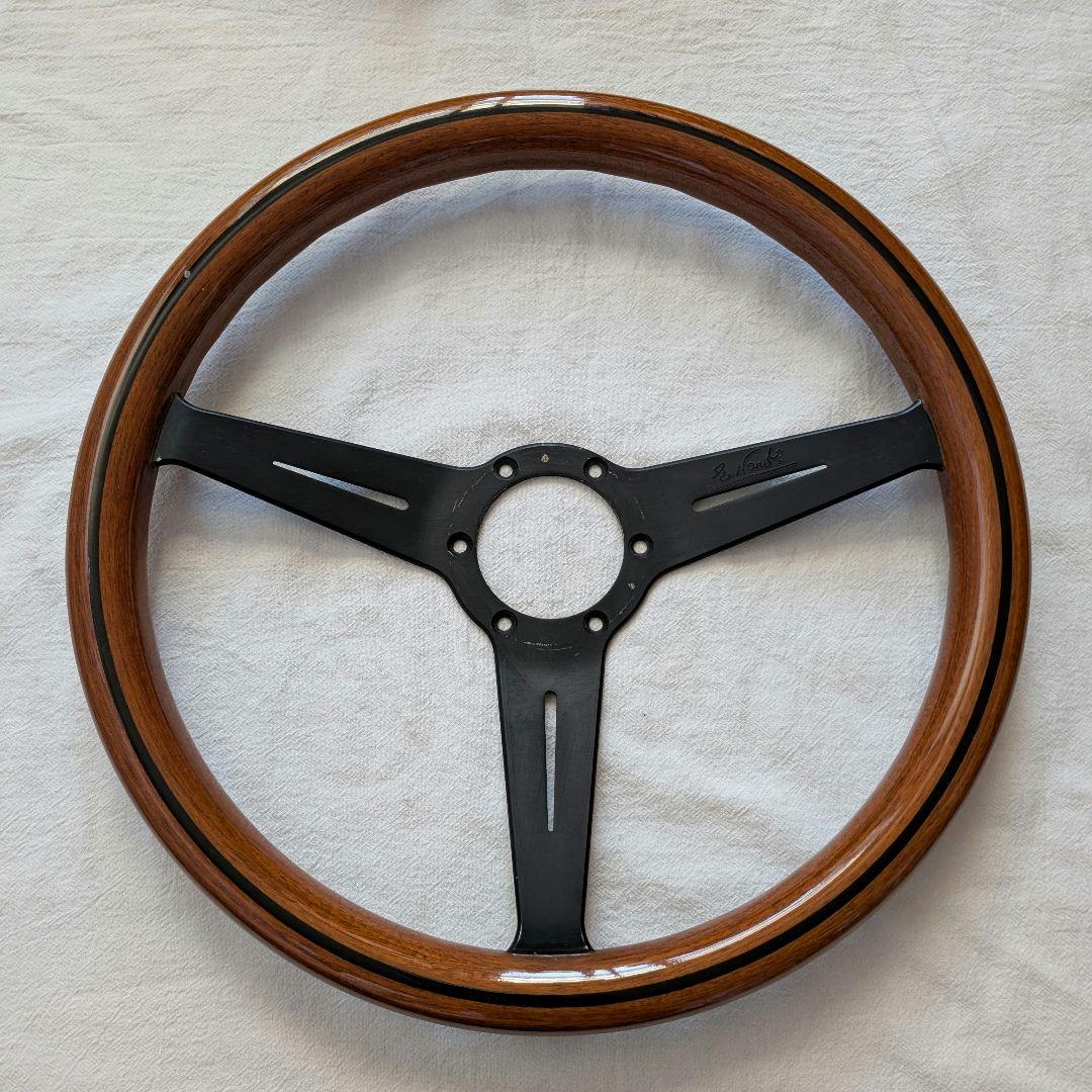 ナルディ　NARDI　ウッドステアリング　ホーンボタン　旧車　レトロ