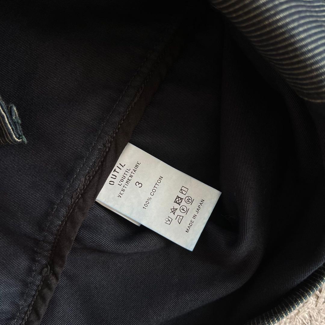 OUTIL （ウティ）VESTE ANTSIRANANA ノーカラージャケット