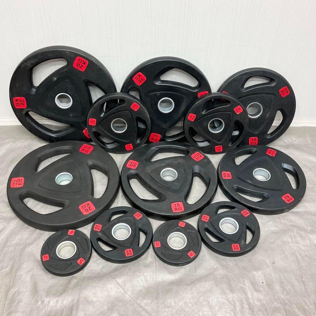 ■送料無料■8枚セット75kg バーベルプレート ウエイトプレート 新品