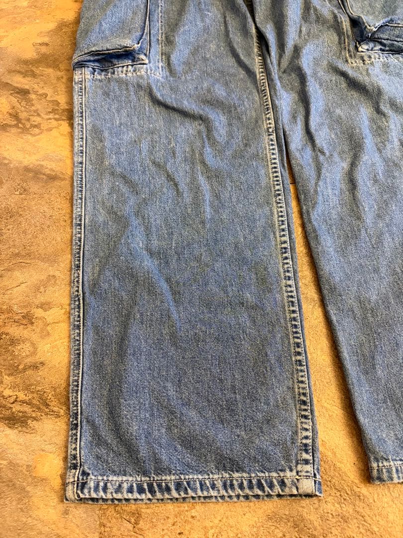 90s RRL DoubleRL 三つ星タグ デニムカーゴパンツ W32