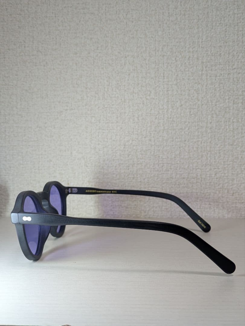 新品未使用 MOSCOT MILTZEN サングラス ブラック×バイオレット