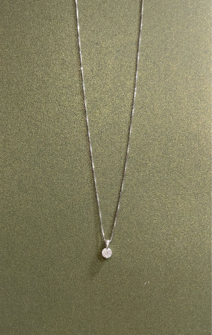 プチダイヤネックレス