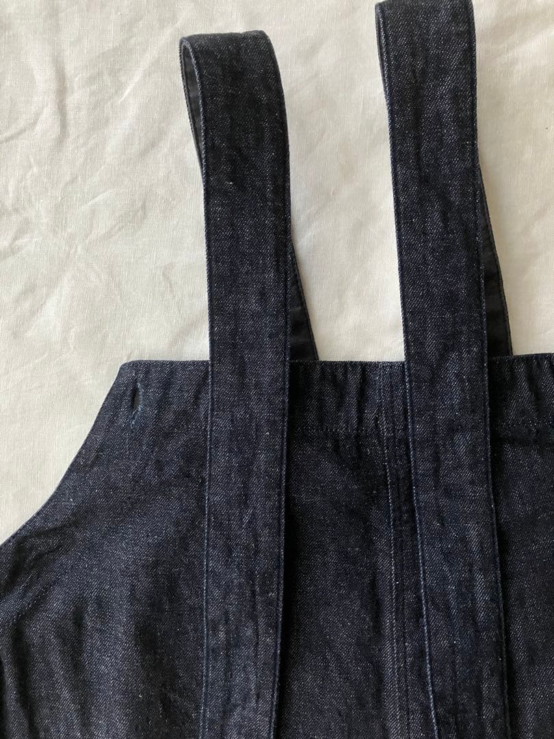 【SALE】ネストローブconfect コットンリネンサルベージ　サロペット