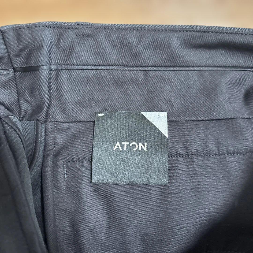 パンツ ATON BACK SATIN | BASIC PANTS