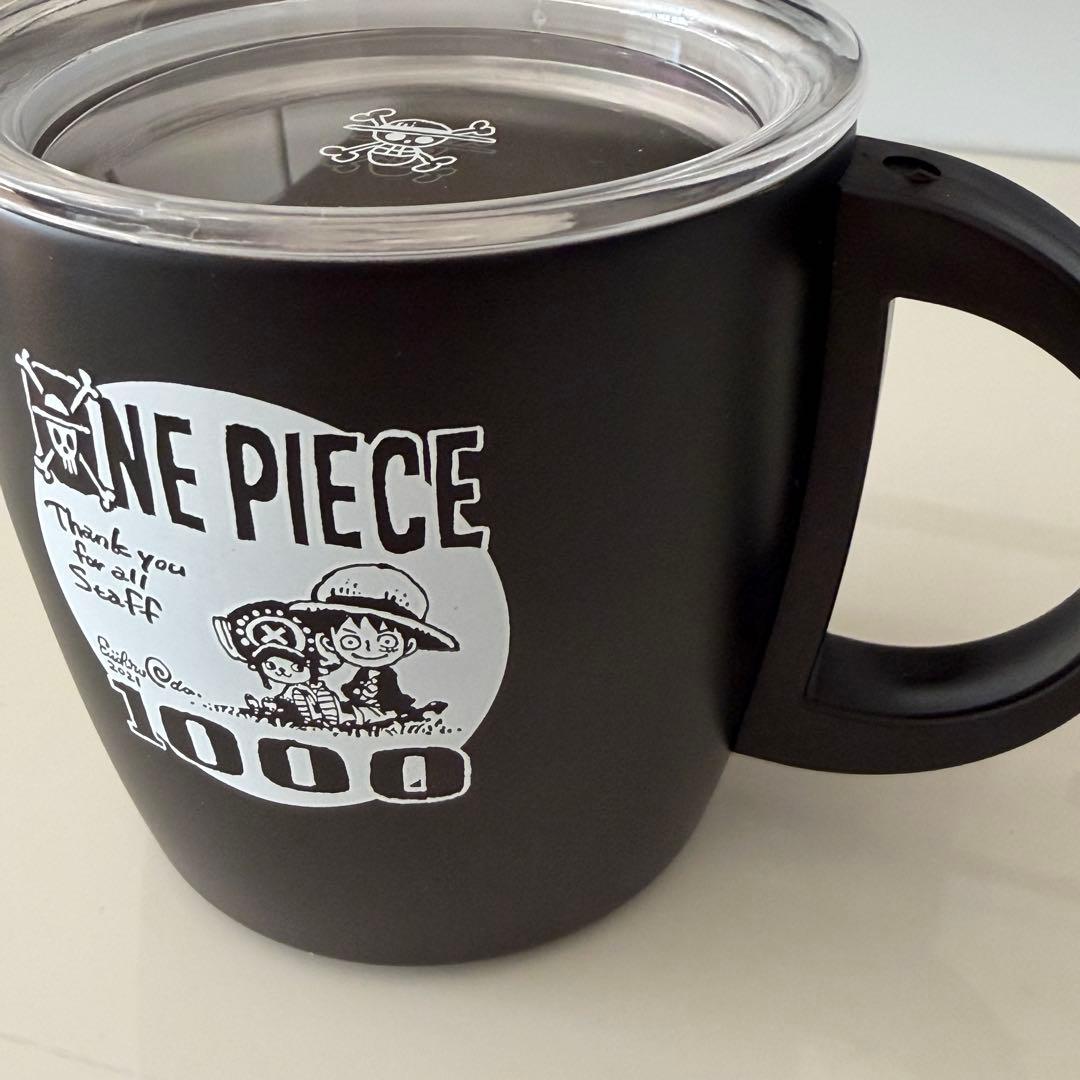 【非売品】アニメ ワンピース 1000話放送 サーモステンレスマグ