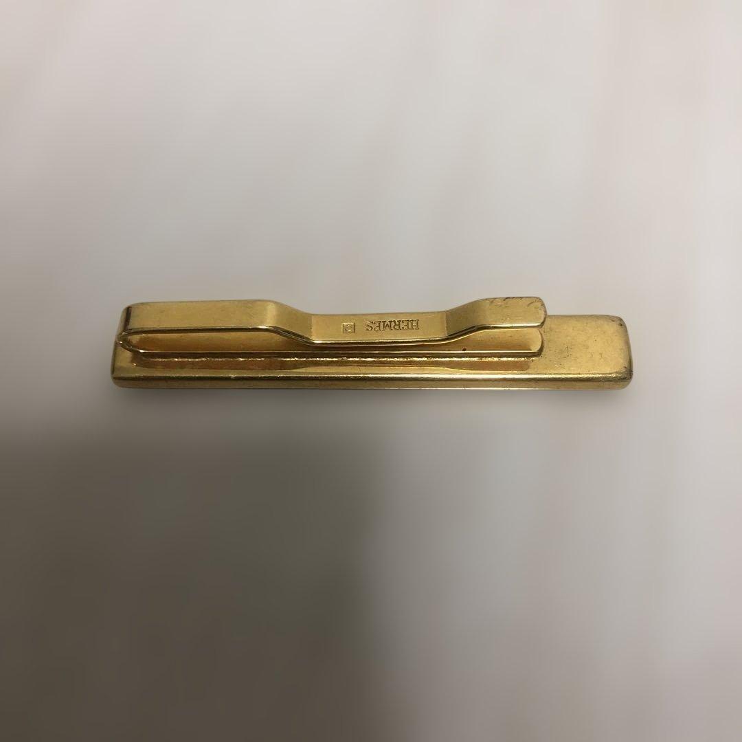 HERMES ネクタイピン 青