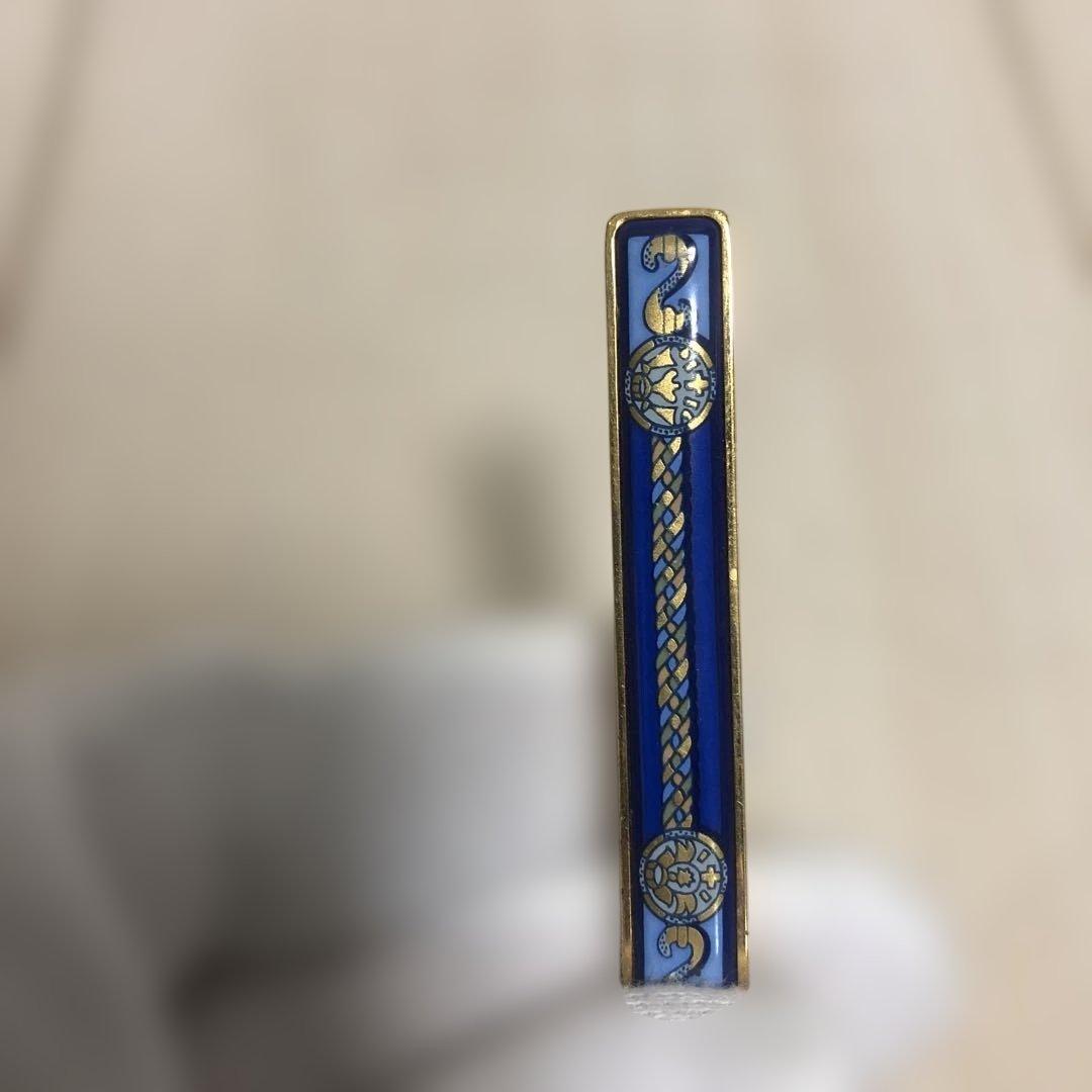 HERMES ネクタイピン 青