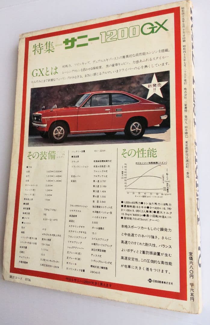 モーターファン　ロードダイジェスト　'７０