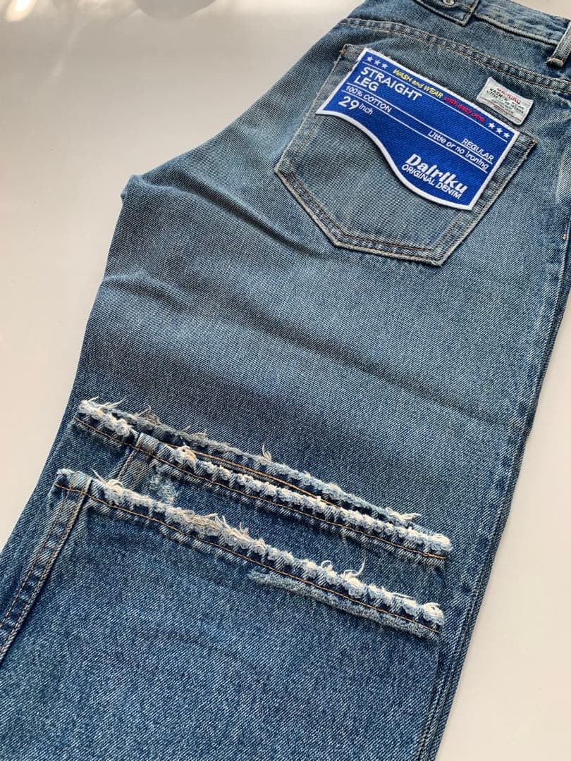 (早い物勝ち)DAIRIKU Straight Denim Pants 29