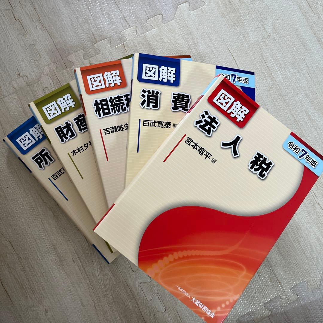 図解 法人税・消費税・相続税・贈与税・財産評価・所得税 令和7年版