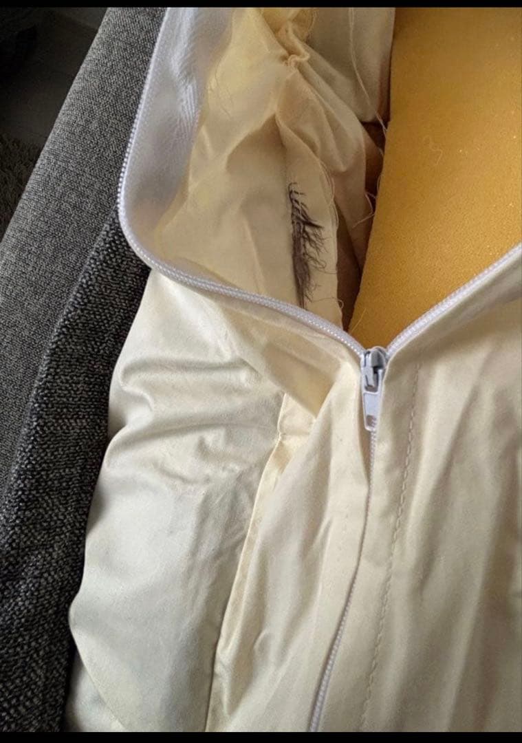 LIVING HOUSE】当時の価格30万・カバリングソファ・羽毛・2.5人用