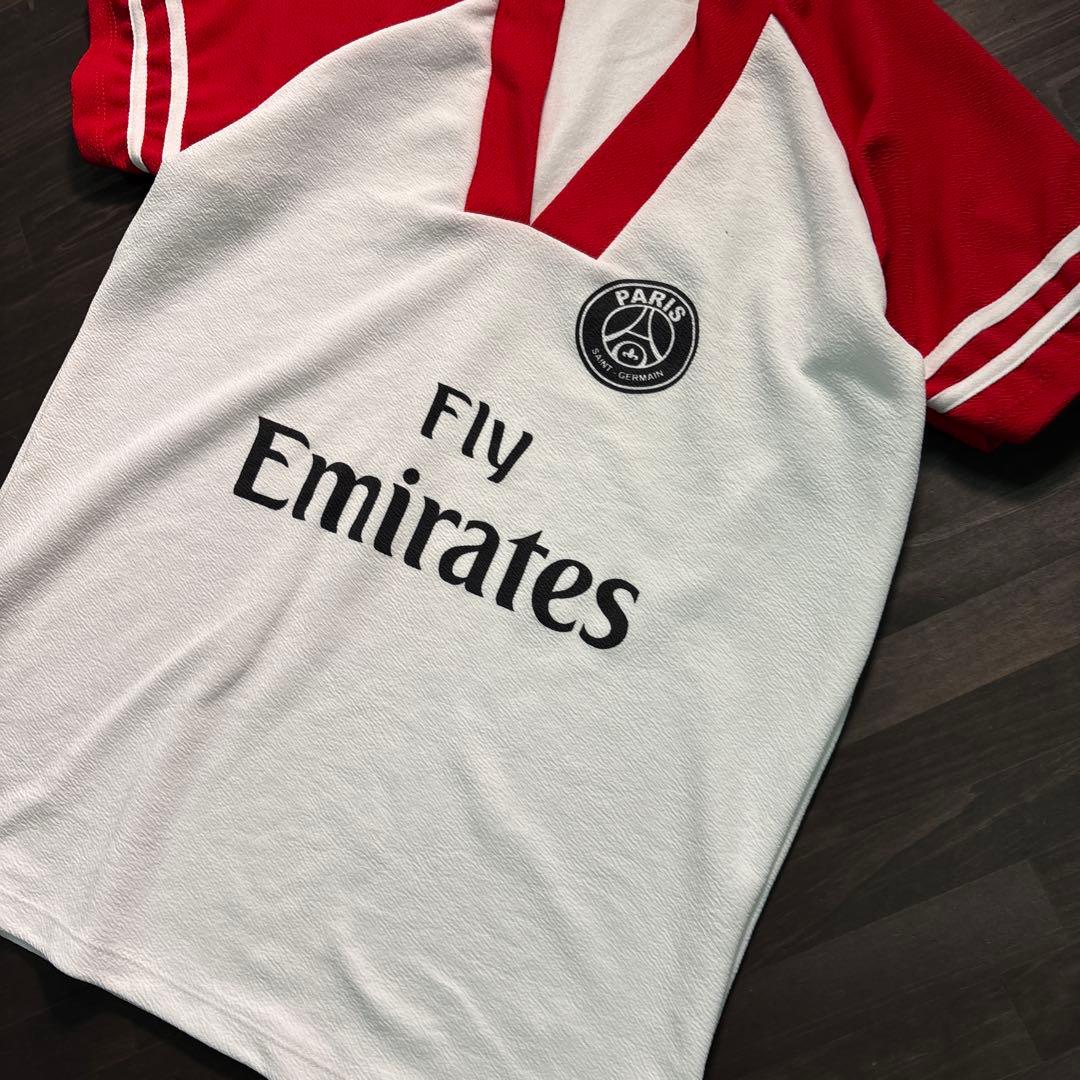 ★8SM2 ゲームシャツ　パリ・サンジェルマンFC 半袖　スポーツ　アウェイ古着