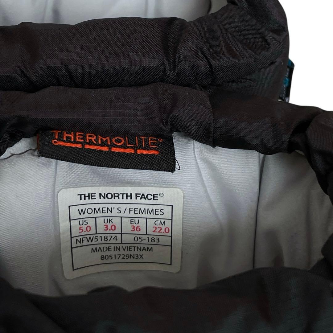 美品　ザノースフェイス　ヌプシ　ブーツ　ブラック　22㎝　防水　防寒