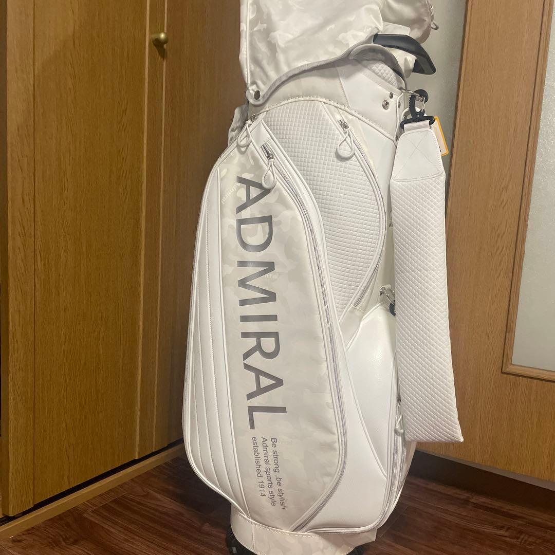新品！ADMRIAL ゴルフバッグ・キャディバッグ ホワイト