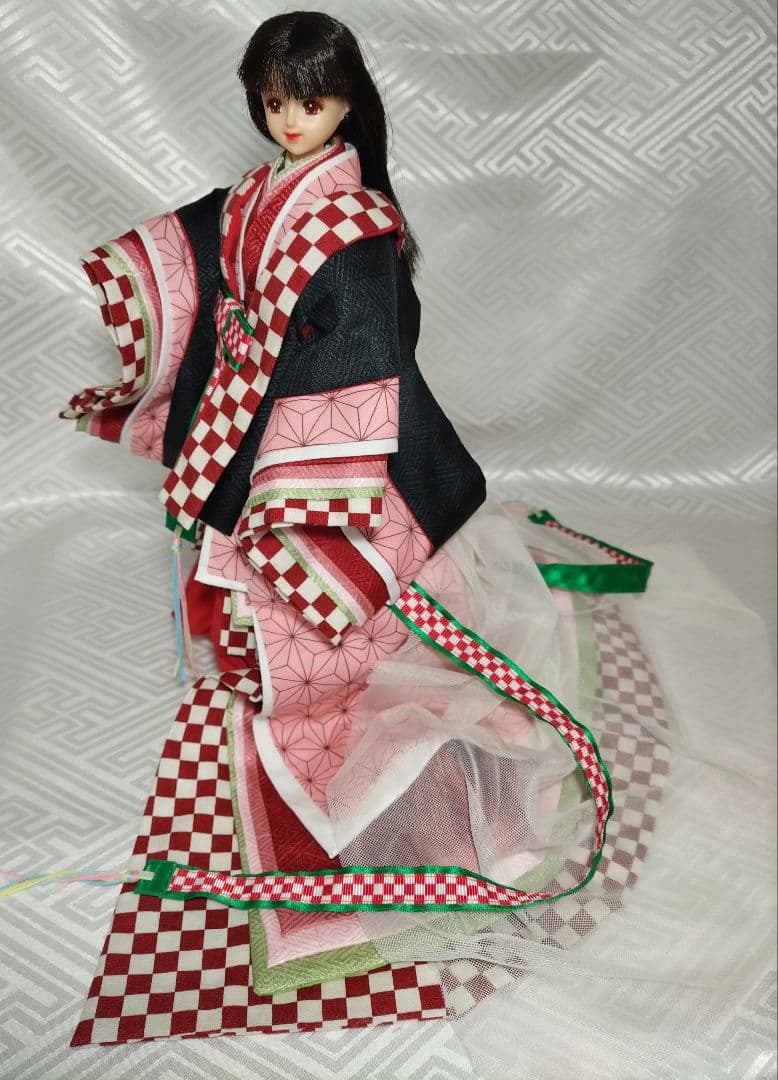 十二単/盛装/ドールサイズ/ねずこちゃん風