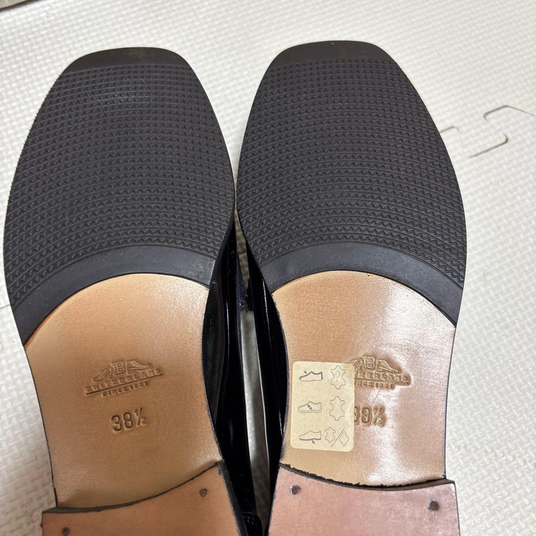 バリーBALLY エナメルローファー　新品未使用　38.5