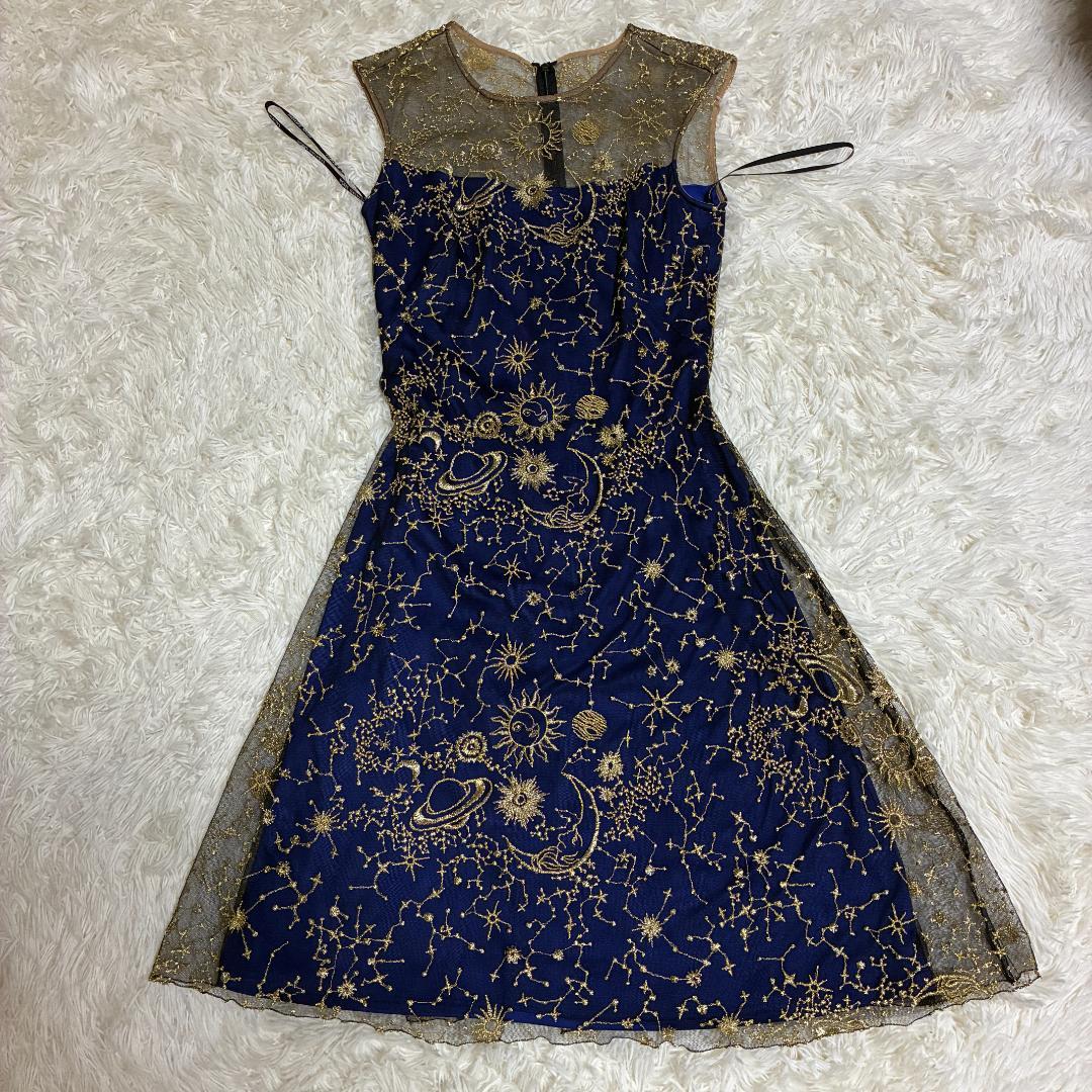 【美品】タダシショージ　TADASHI SHOJI カクテルドレス　Mサイズ