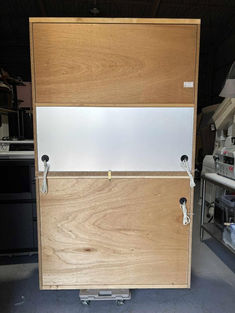 寿司 最高級 古賀家具キッチンボード、人気色 食器棚 幅120cmUsed